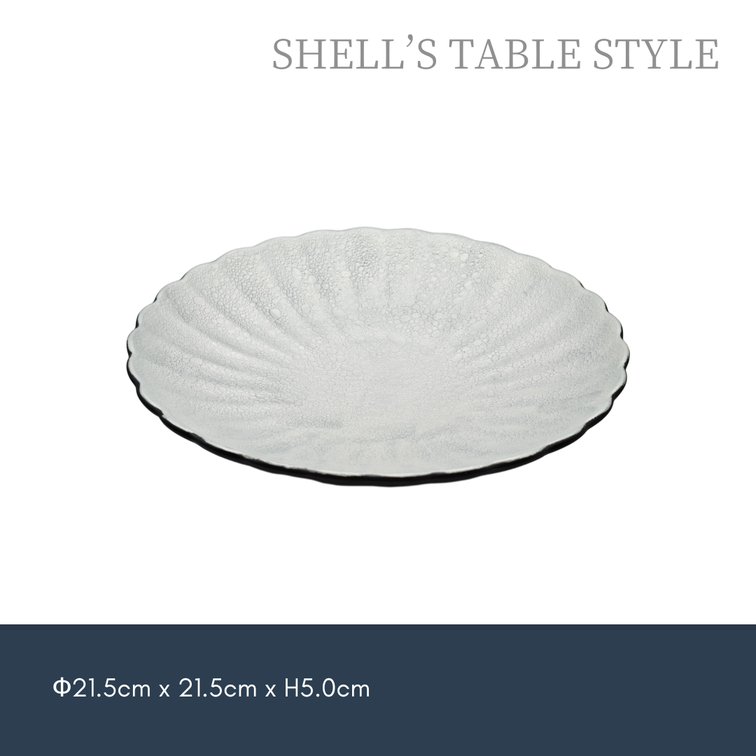 Đĩa tròn 8,75 inch, màu xám